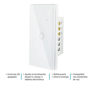APAGADOR INTELIGENTE WIFI 1 APAGADOR BLANCO