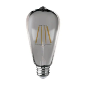 Foco LED Vintage Aksi 5W Mazorca Smoke Dimeable Luz Cálida