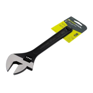 Llave ajustable pavonada (perico) con Tarjeta