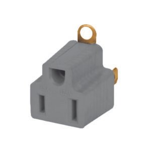 Adaptador de clavija aterrizada