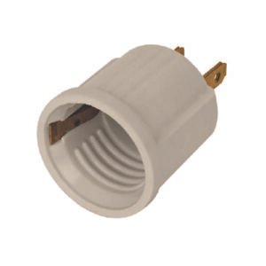 Portalámpara con clavija (E26)