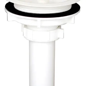 Desagüe para fregadero con contra canasta Rugo 13-r color blanco