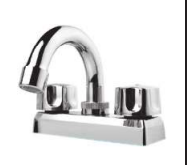 mezcladora para lavabo maneral estrella cuerpo metalico