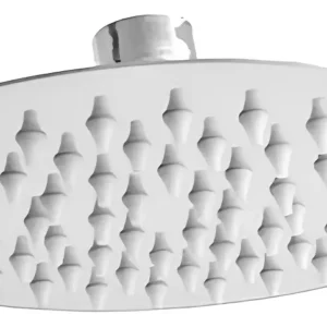 Regadera Ultra Delgada Redonda 8in Rugo 44-drb Acabado Cromo Acabado Cromado Color Plateado