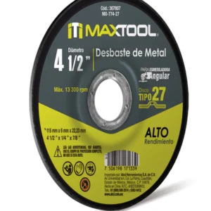 Disco para Desbaste de Metal Alto Rendimiento Bassic Tipo 27