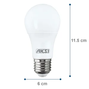 Foco LED Aksi 12W A19 Base E27 Luz Blanca