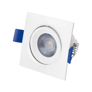 Spot Aksi 3W Cuadrado LED Empotrable Dirigible Luz Blanca