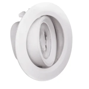 Spot Aksi 3W Circular LED Empotrable Dirigible Luz Blanca