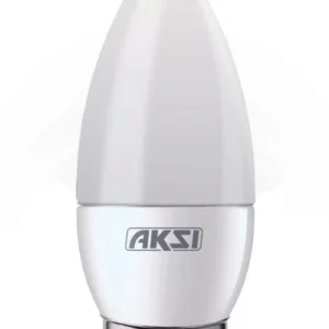 Foco LED Aksi 5W Vela Opalina Base E12 Luz Cálida